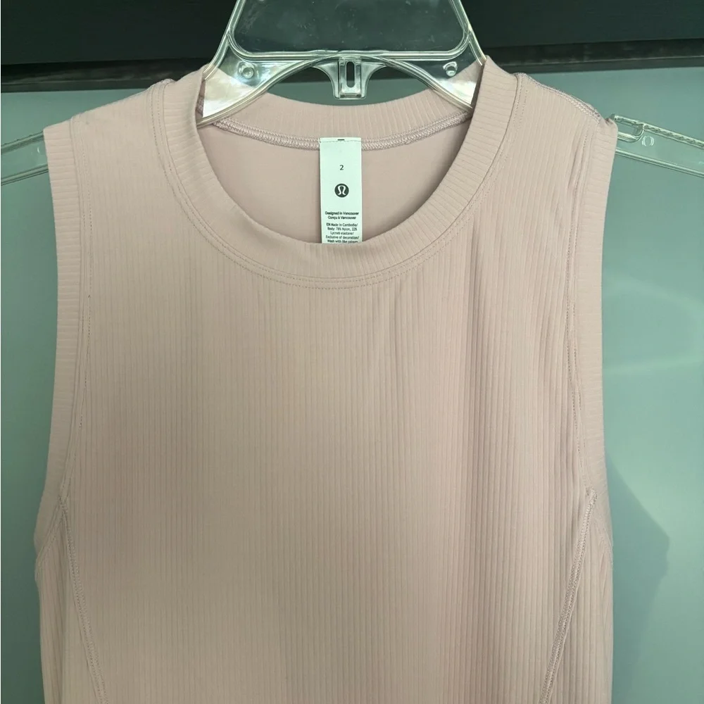 Lululemon Align Ribbed MIDI Dress Sz 2 - Picture 5 of 7